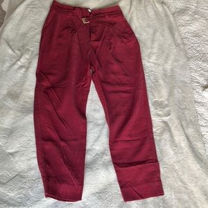 Business casual bourdeaux pants